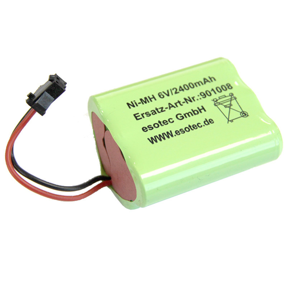 2400-mAh-Ersatz-Akkupack (6 V) für esotec Solar-LED-Fluter