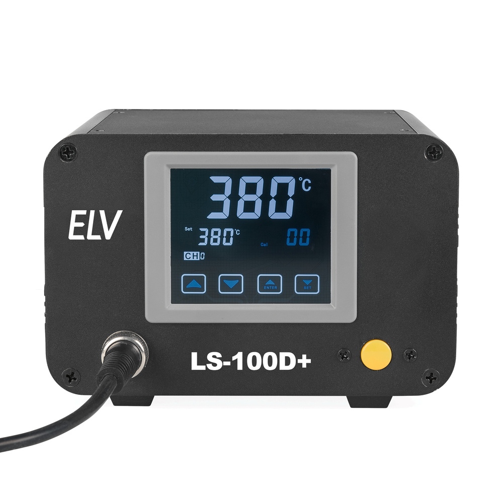 ELV Lötstation LS-100D+, 100 W, ESD-gerecht, mit Touchbedienung