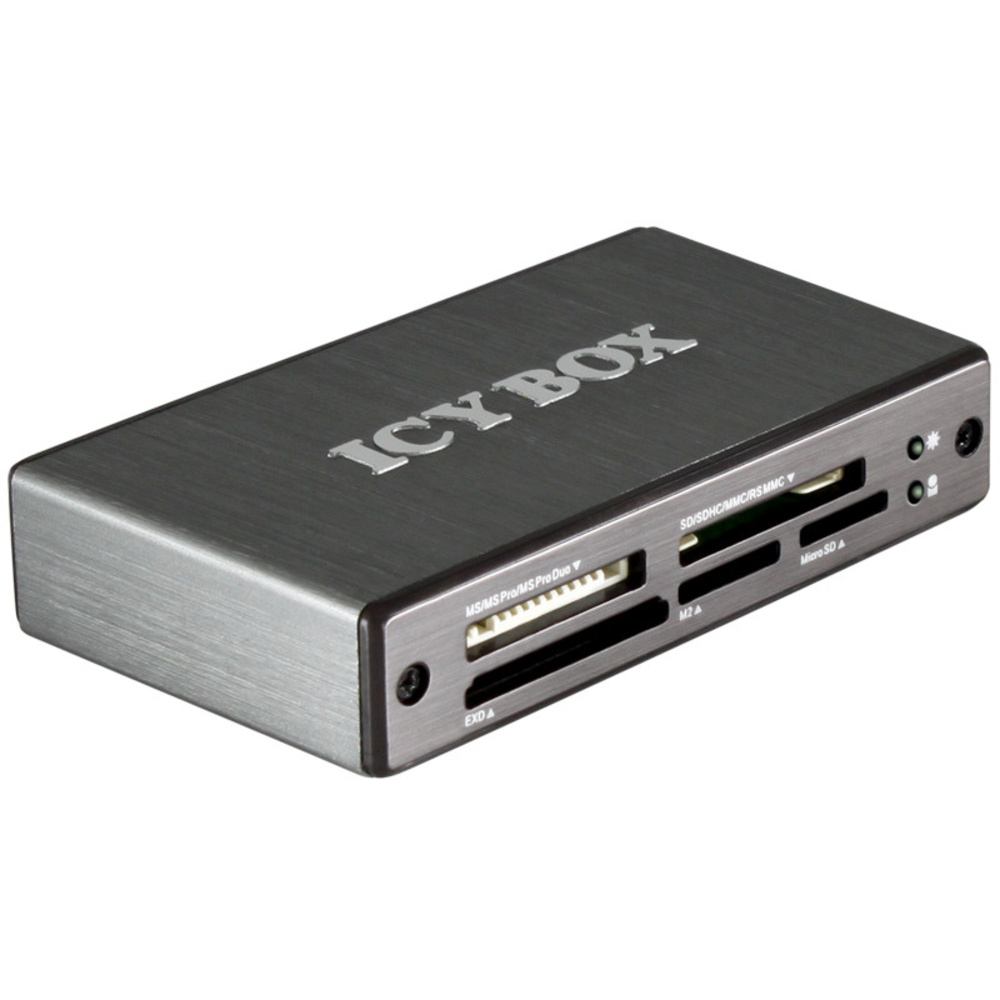 ICY BOX externer USB-3.0-Multi-Kartenleser IB-869A, Aluminiumgehäuse