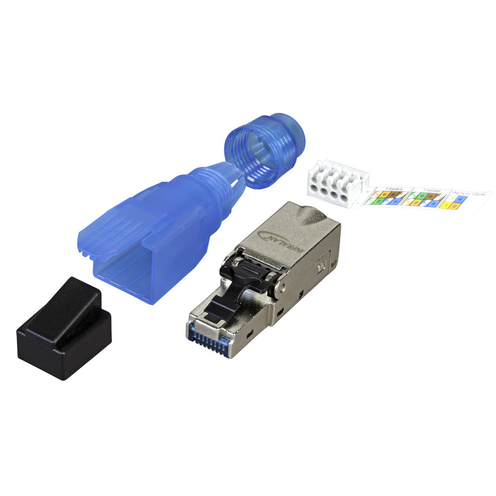 EFB-Elektronik INFRALAN® RJ45-Stecker, Cat. 6A, feldkonfektionierbar, vollgeschirmt