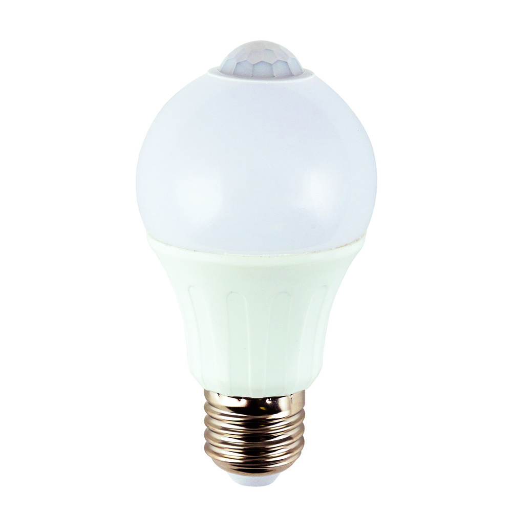 HEITRONIC 6-W-Sensor-LED-Lampe E27 mit PIR-Sensor, warmweiß