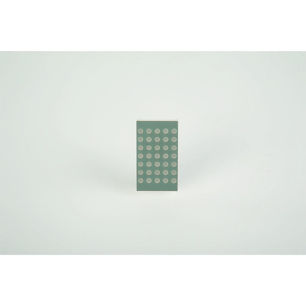 opto devices 5 x 7 LED Dot Matrix Display OM12571BUHR-21-L3.1, rot, 	39,10 mm