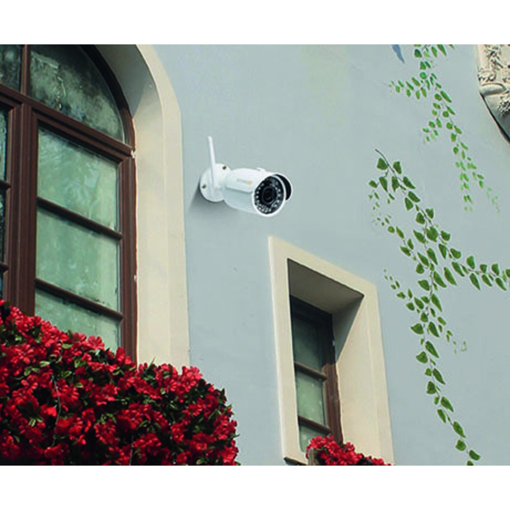 Technaxx WLAN-IP-Bulletkamera TX-65, 2,6 mm Fixobjektiv, 30 m IR-Reichweite