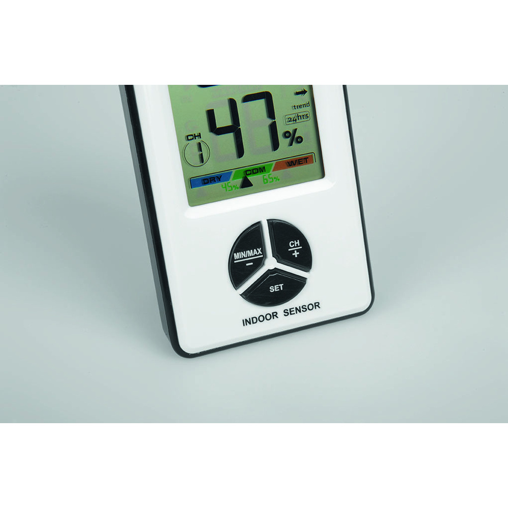 ELV Thermo-/Hygrosensor TH100 mit Klima-Komfortanzeige, für Raumklimastation RS100
