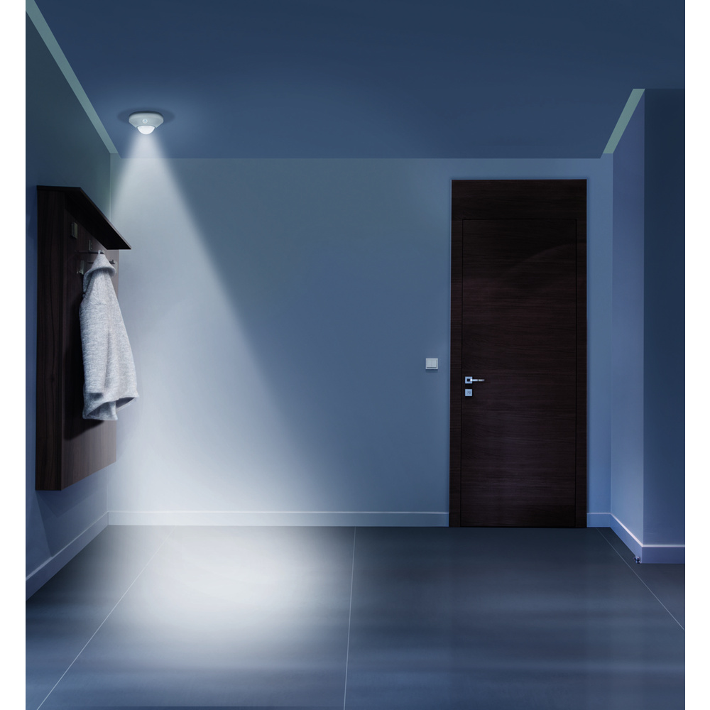 OSRAM Nightlux Batterie-LED-Licht für Deckenmontage, mit Bewegungsmelder, weiß