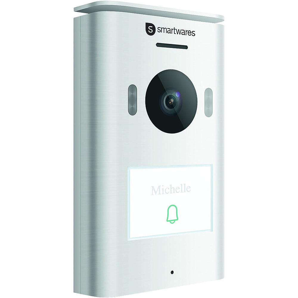 Smartwares 2-Draht-Video-Türsprechanlage für 2-Familienhaus mit 8,89-cm-Bildschirm
