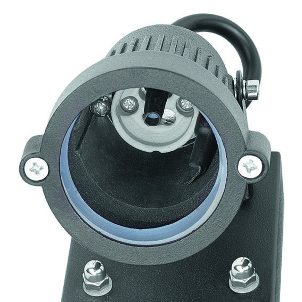 Smartwares Sensor-Wandleuchte mit PIR-Bewegungsmelder, Leuchteinheit ausrichtbar, schwarz, IP44
