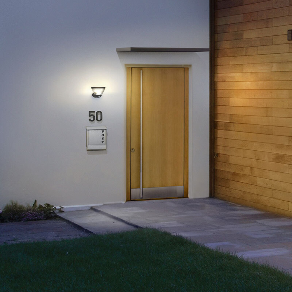 OSRAM Endura Style 4,5-W-LED-Wandleuchte, warmweiß, Netz- und Solarbetrieb möglich