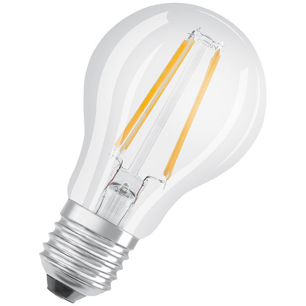 OSRAM LED STAR PLUS 7-W-Filament-LED-Lampe E27 mit GlowDim-Technologie, warmweiß