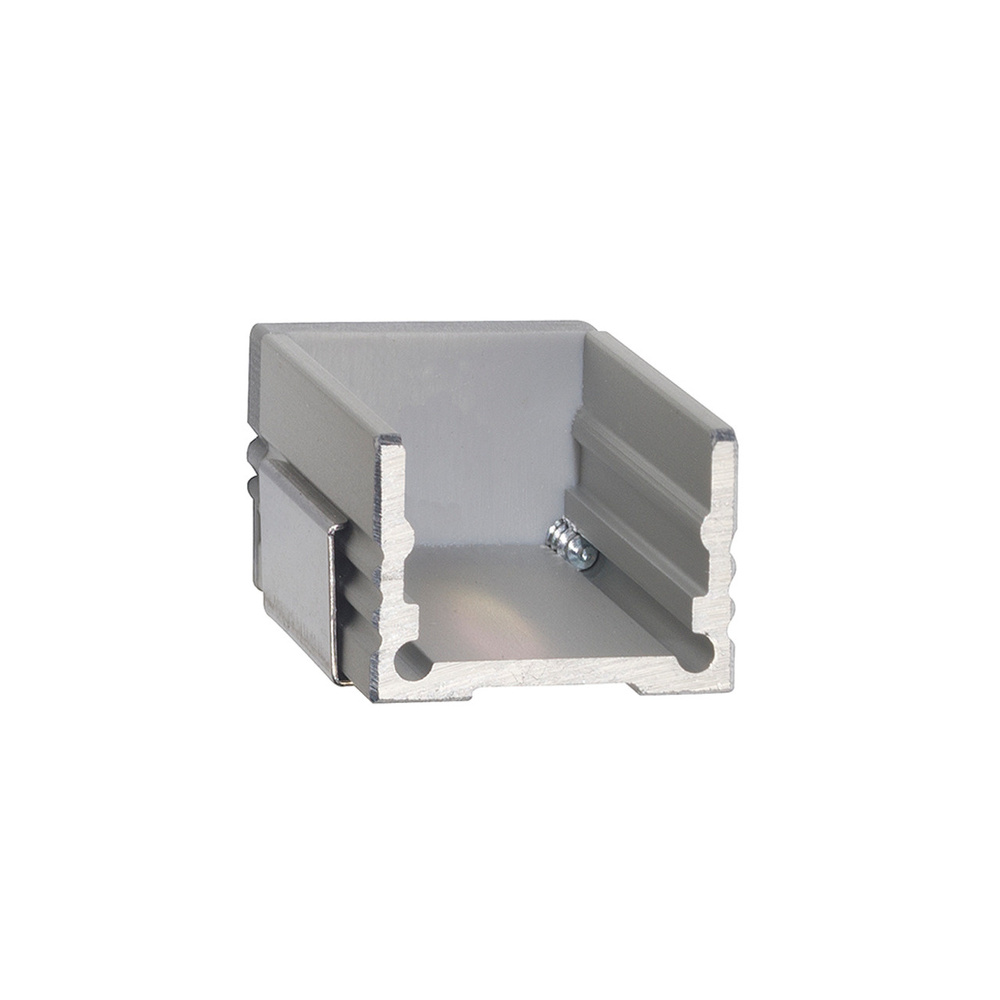 Barthelme Halteset V2A für Aluprofile, 2 Clips und 2 Schrauben