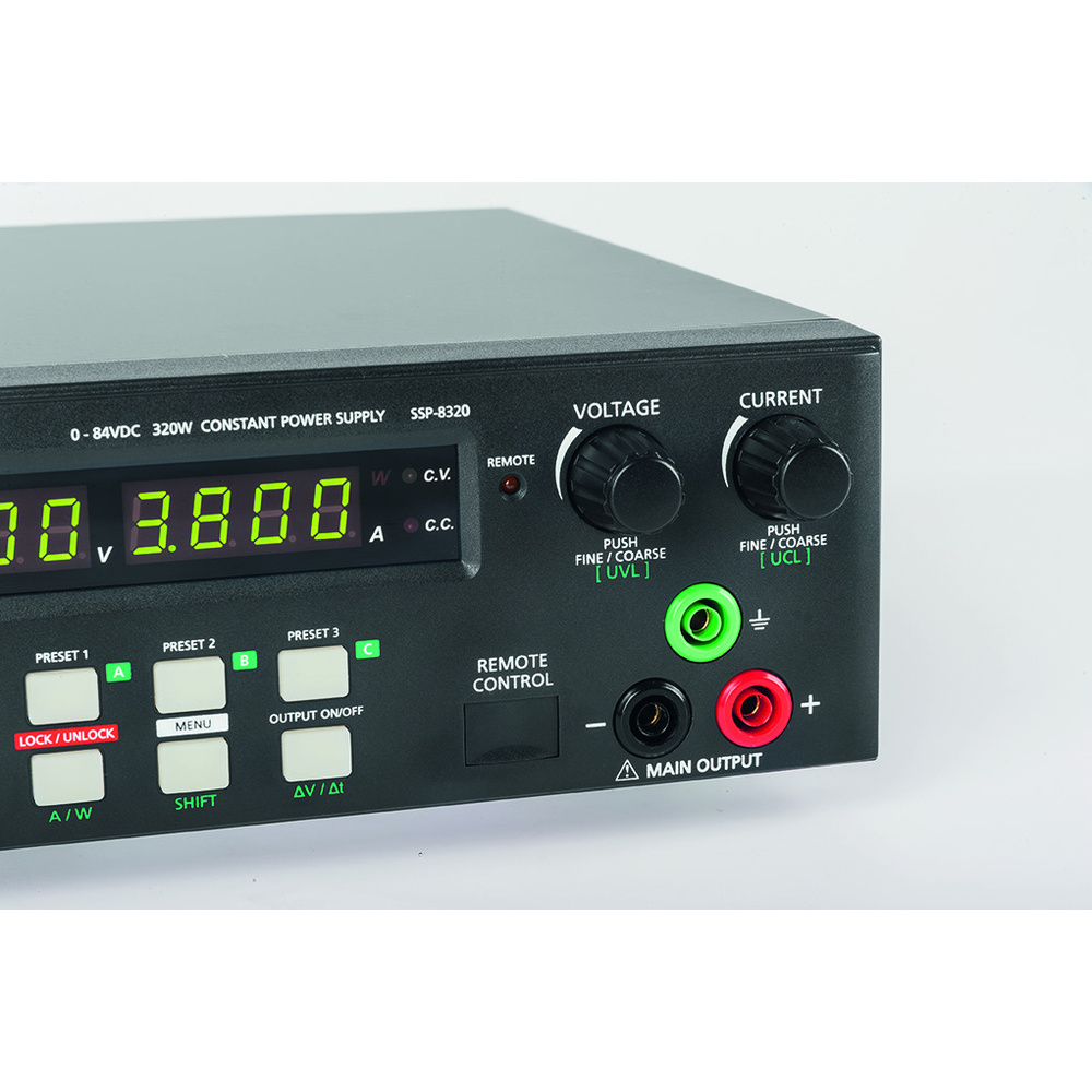 Manson Laborschaltnetzteil SSP-8320 (0-42 V / 0-20 A) mit USB-Schnittstelle, programmierbar