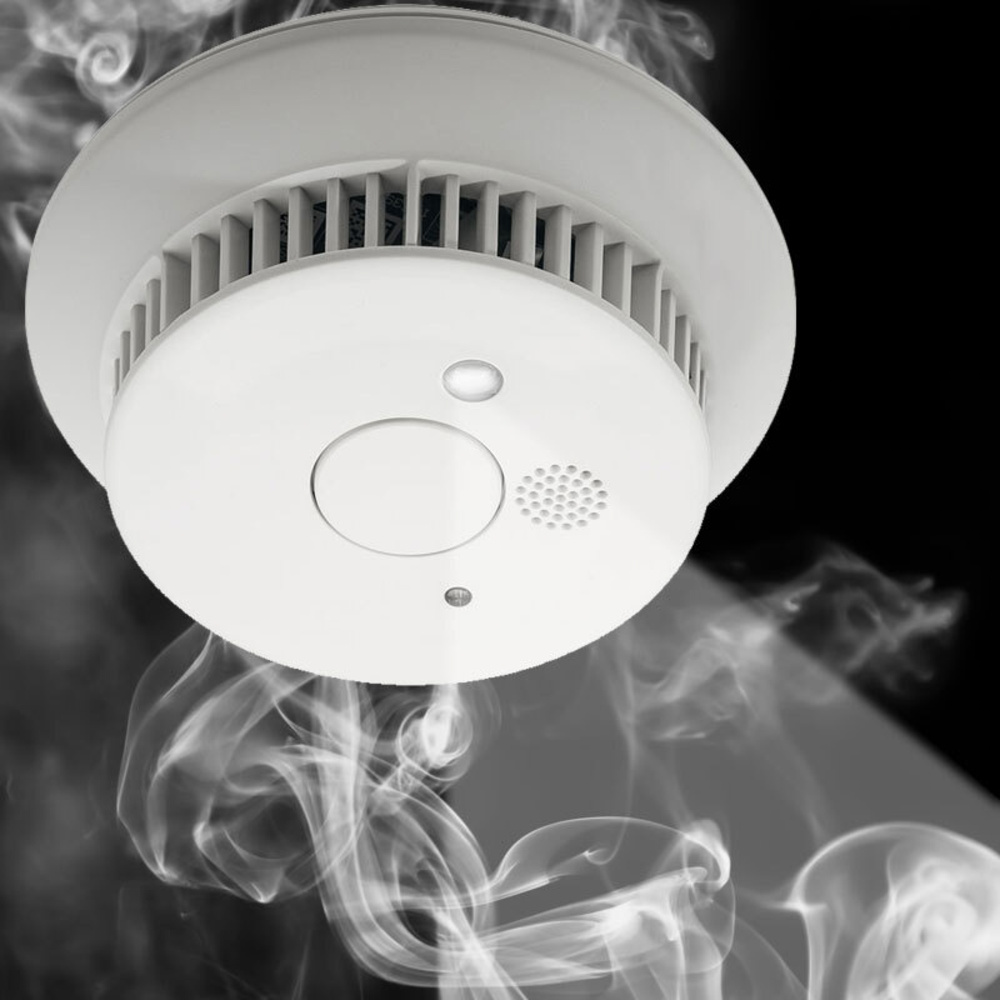 Eqiva Rauchwarnmelder RM201 mit 10-Jahres-Batterie, VdS-zertifiziert/Q-Label, mit LED-Notbeleuchtung