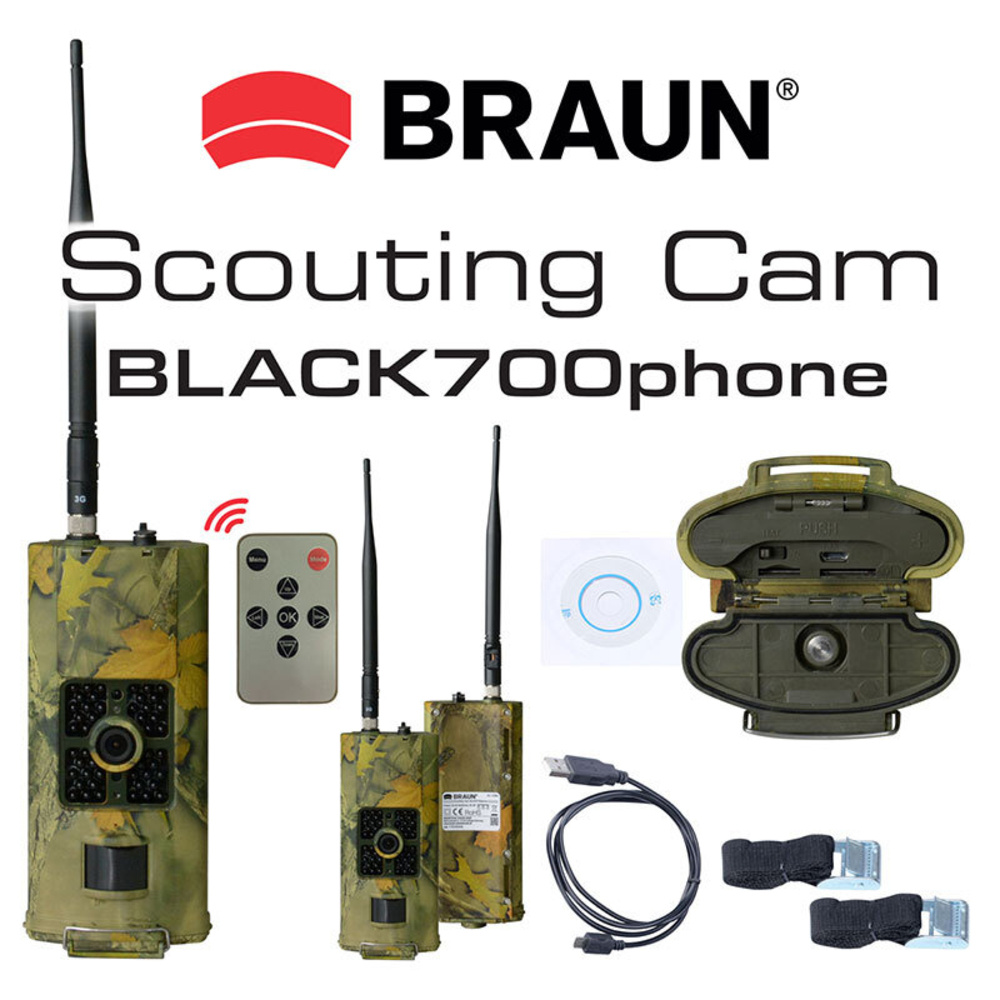 Braun Photo Technik Fotofalle/ Wildkamera Scouting Cam BLACK700phone