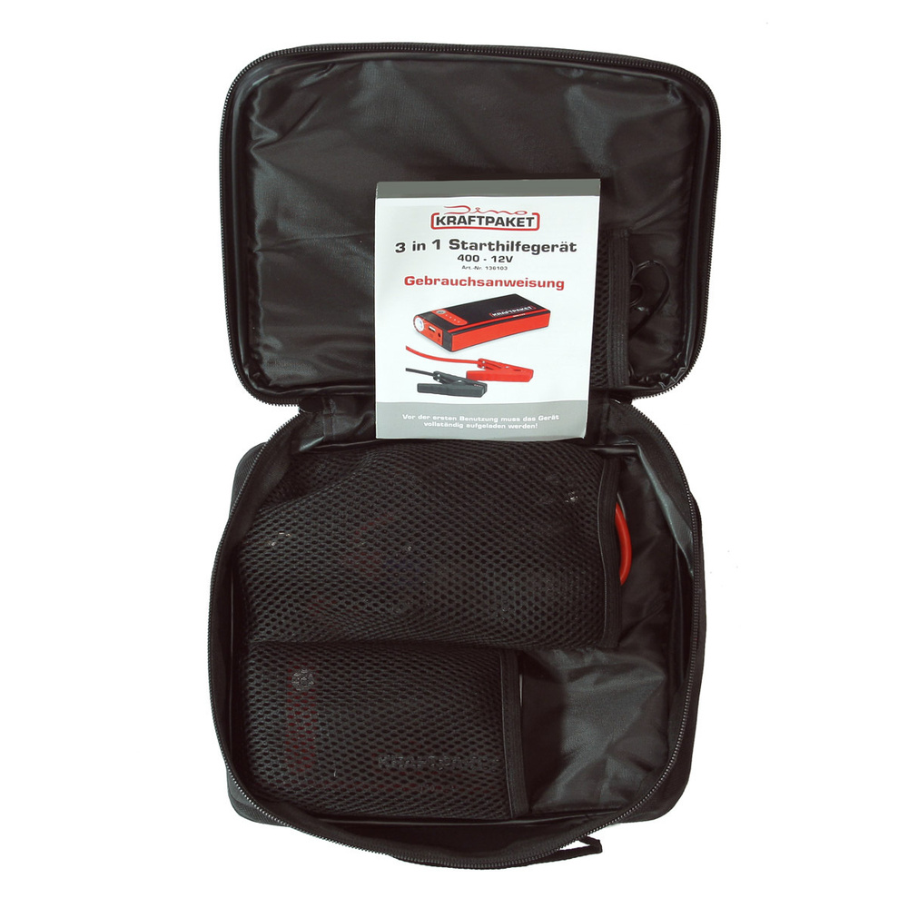Dino Kfz-Starthilfegerät 12 V, 400 A, 9000 mAh