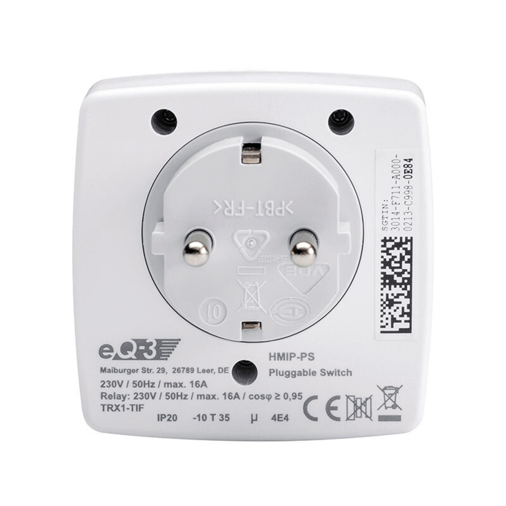 Homematic IP Smart Home Schalt-Mess-Steckdose, HMIP-PSM