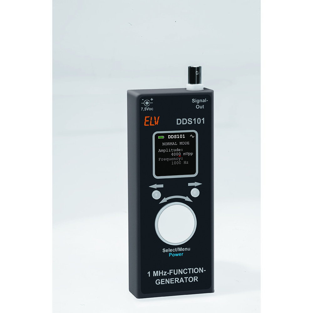 ELV Bausatz 1-MHz-DDS-Funktionsgenerator mit OLED-Display DDS101