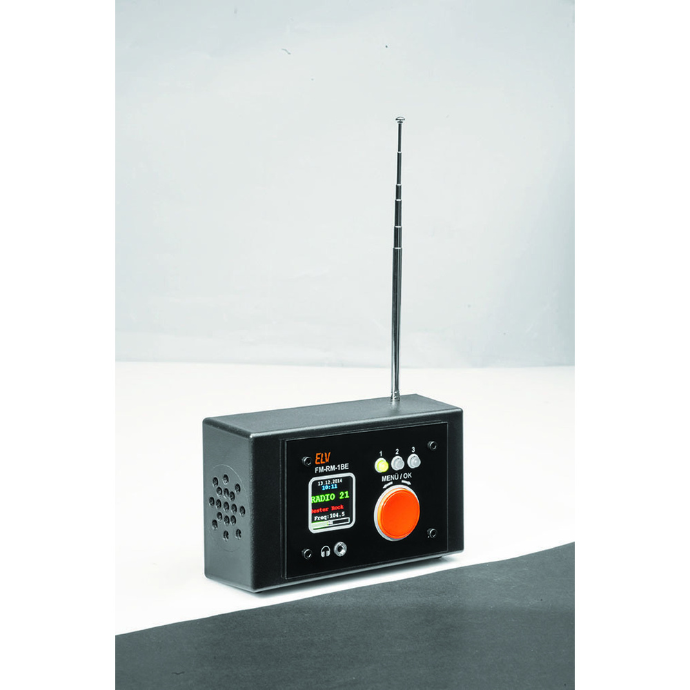 ELV Bausatz FM-Receiver Modul mit Si4705, FM-RM1 inkl. Bedien- und Anzeigeeinheit FM-RM1BE