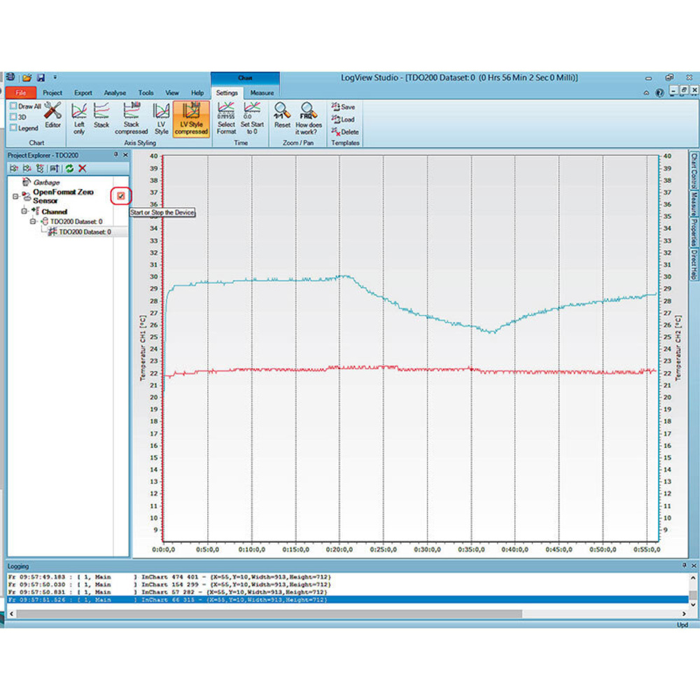 ELV Bausatz 2-Kanal-Temperatur Datenlogger TDO200