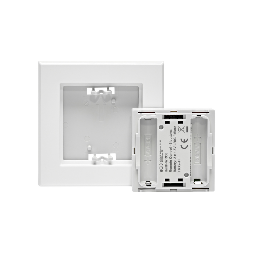 Homematic IP Smart Home Wandtaster – 6-fach, HmIP-WRC6