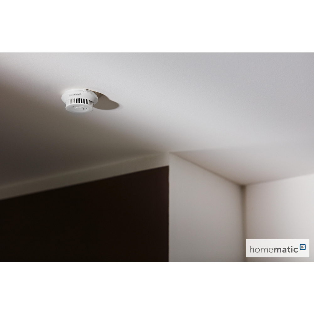 Homematic IP Smart Home 3er-Set Rauchwarnmelder HmIP-SWSD mit 10-Jahres-Lithium-Batterie