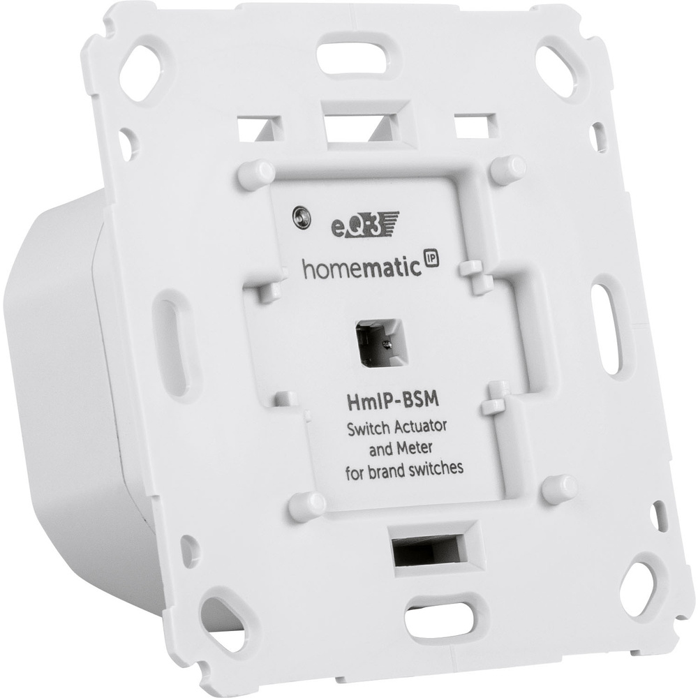 Homematic IP Smart Home Schalt-Mess-Aktor für Markenschalter, HmIP-BSM