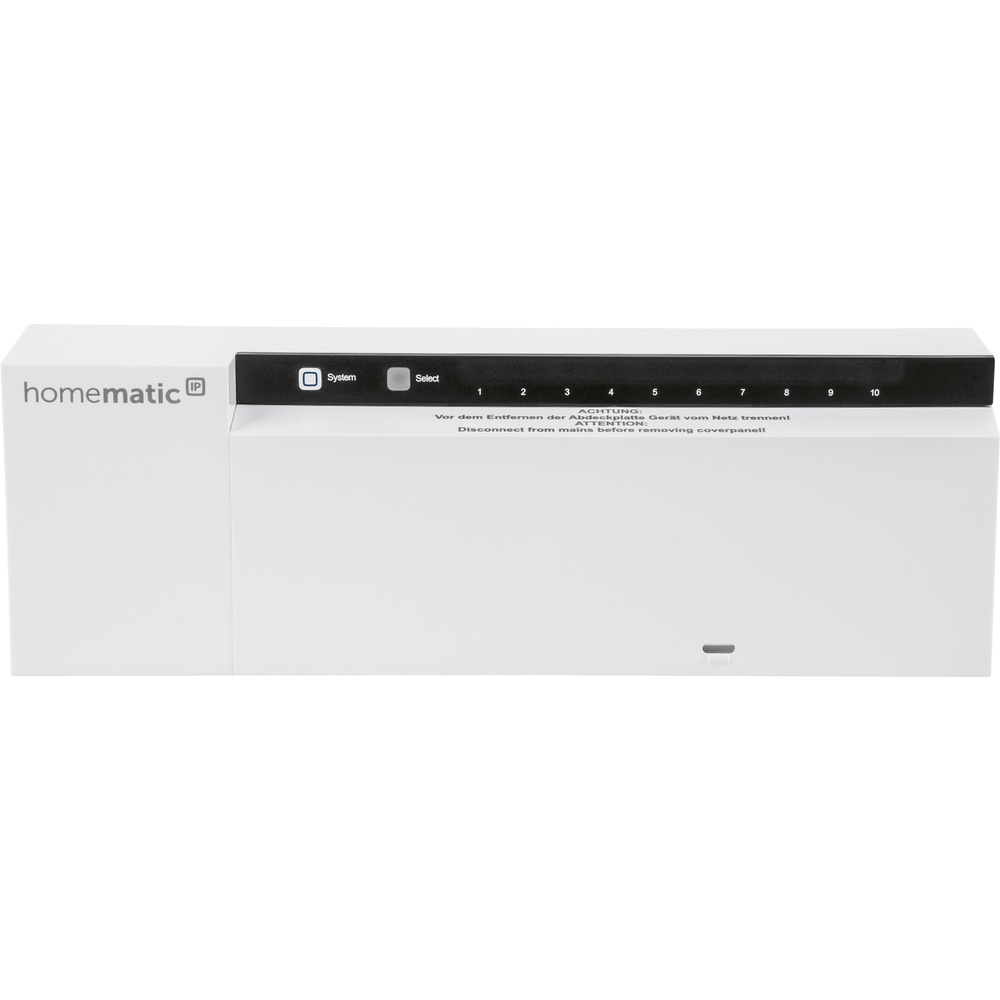 Homematic IP Smart Home Fußbodenheizungscontroller – 10 Kanäle, 230 V, HmIP-FAL230-C10