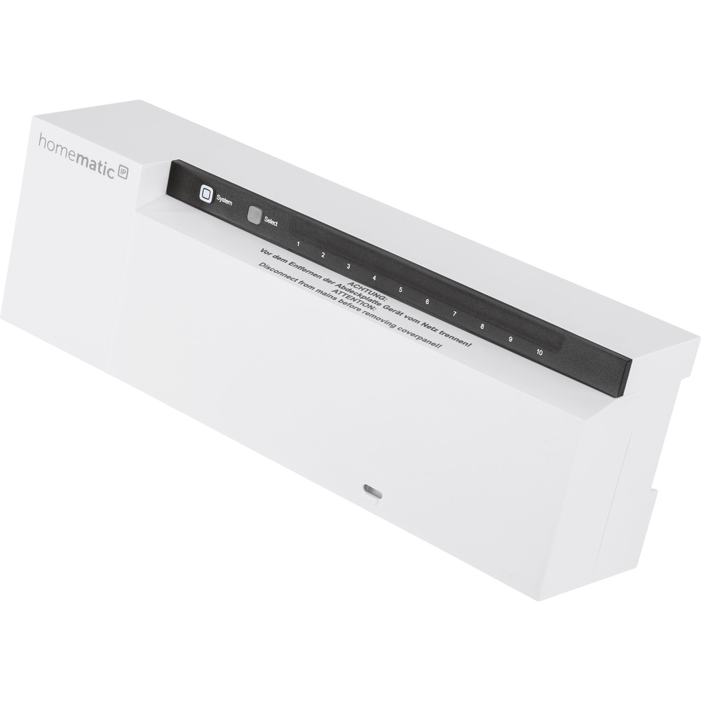 Homematic IP Smart Home Fußbodenheizungscontroller – 10 Kanäle, 230 V, HmIP-FAL230-C10