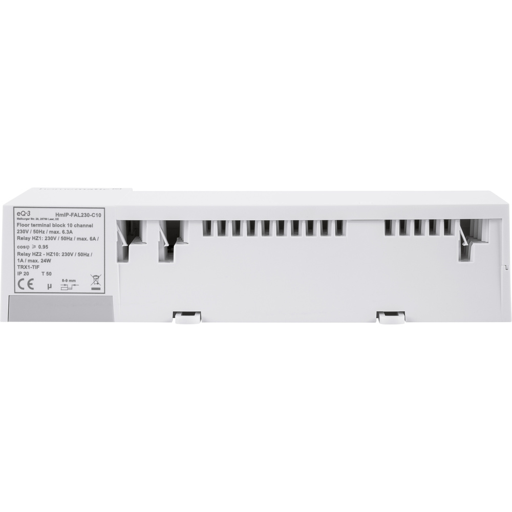 Homematic IP Smart Home Fußbodenheizungscontroller – 10 Kanäle, 230 V, HmIP-FAL230-C10