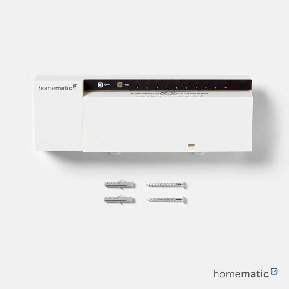 Homematic IP Smart Home Fußbodenheizungscontroller – 10 Kanäle, 230 V, HmIP-FAL230-C10
