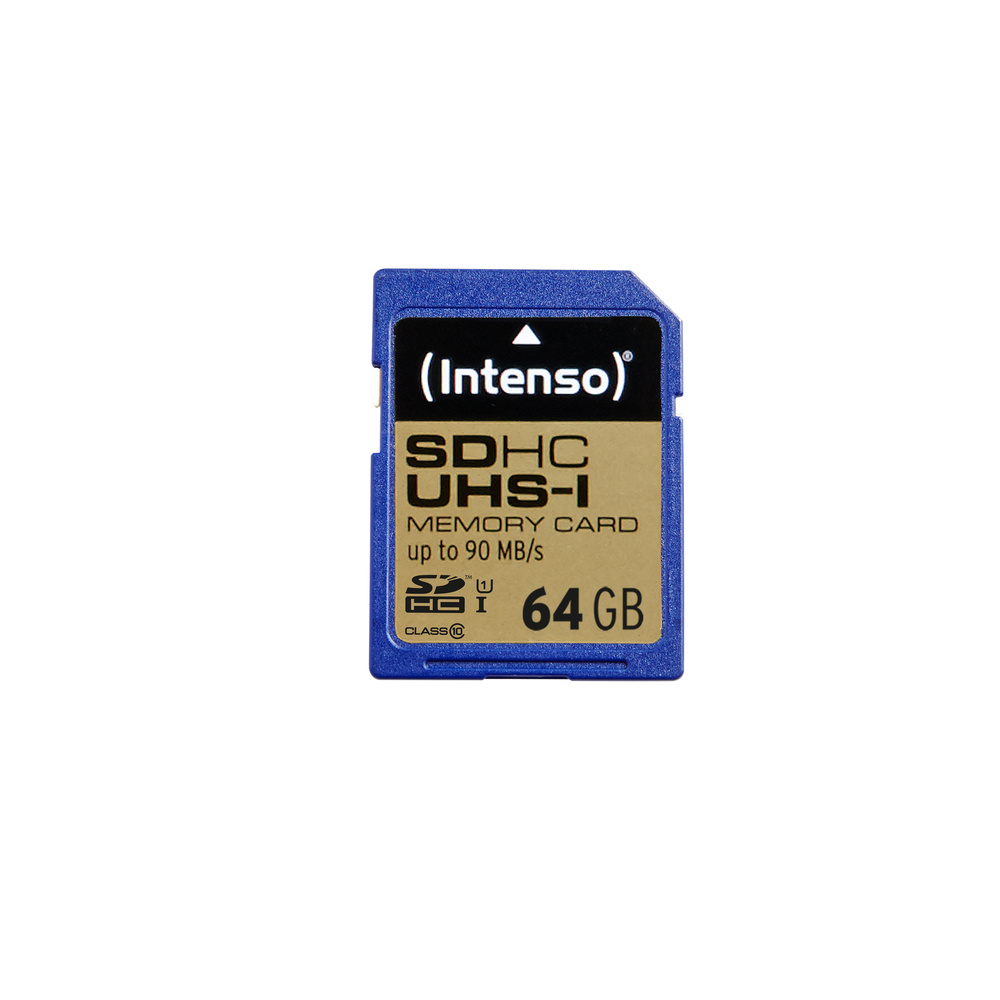 Intenso SDXC-Speicherkarte, UHS-I, 90 MB/s, 64 GB