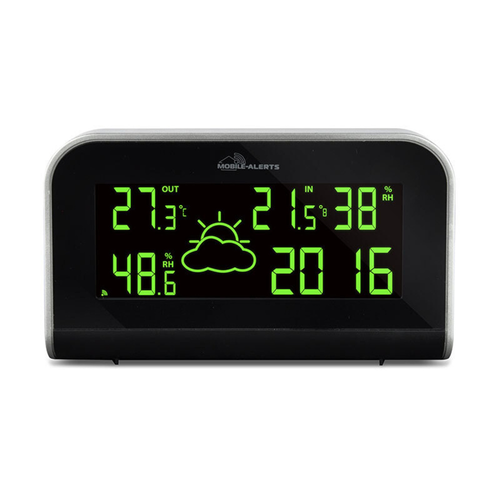 ELV Mobile Alerts RGB-Wetterstation MA10900 inkl. Außensensor, kompatibel mit Mobile-Alerts-System