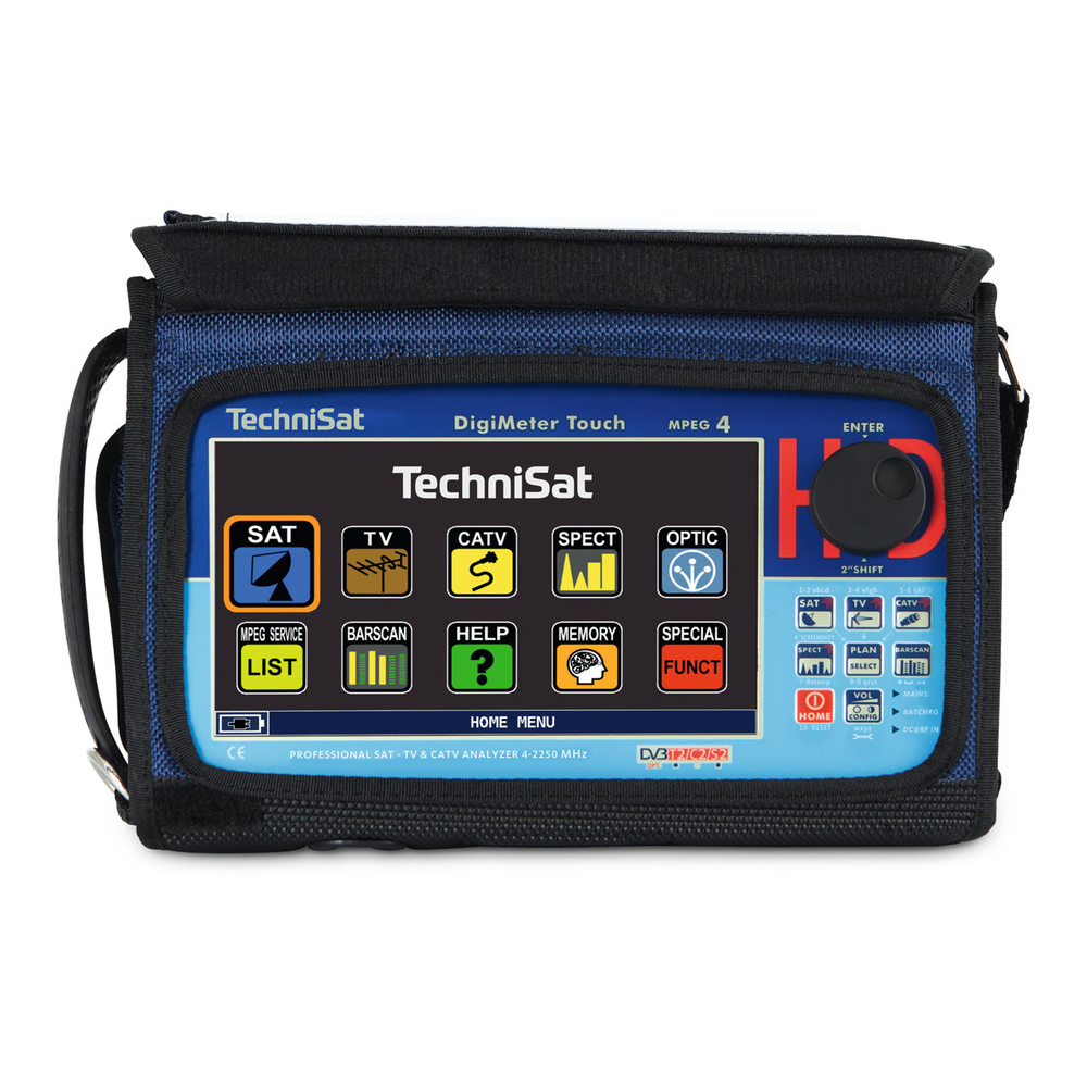 TechniSat Profi Sat-Messgerät DigiMeter Touch, Touchdisplay 17,8 cm (7"), File-Manager