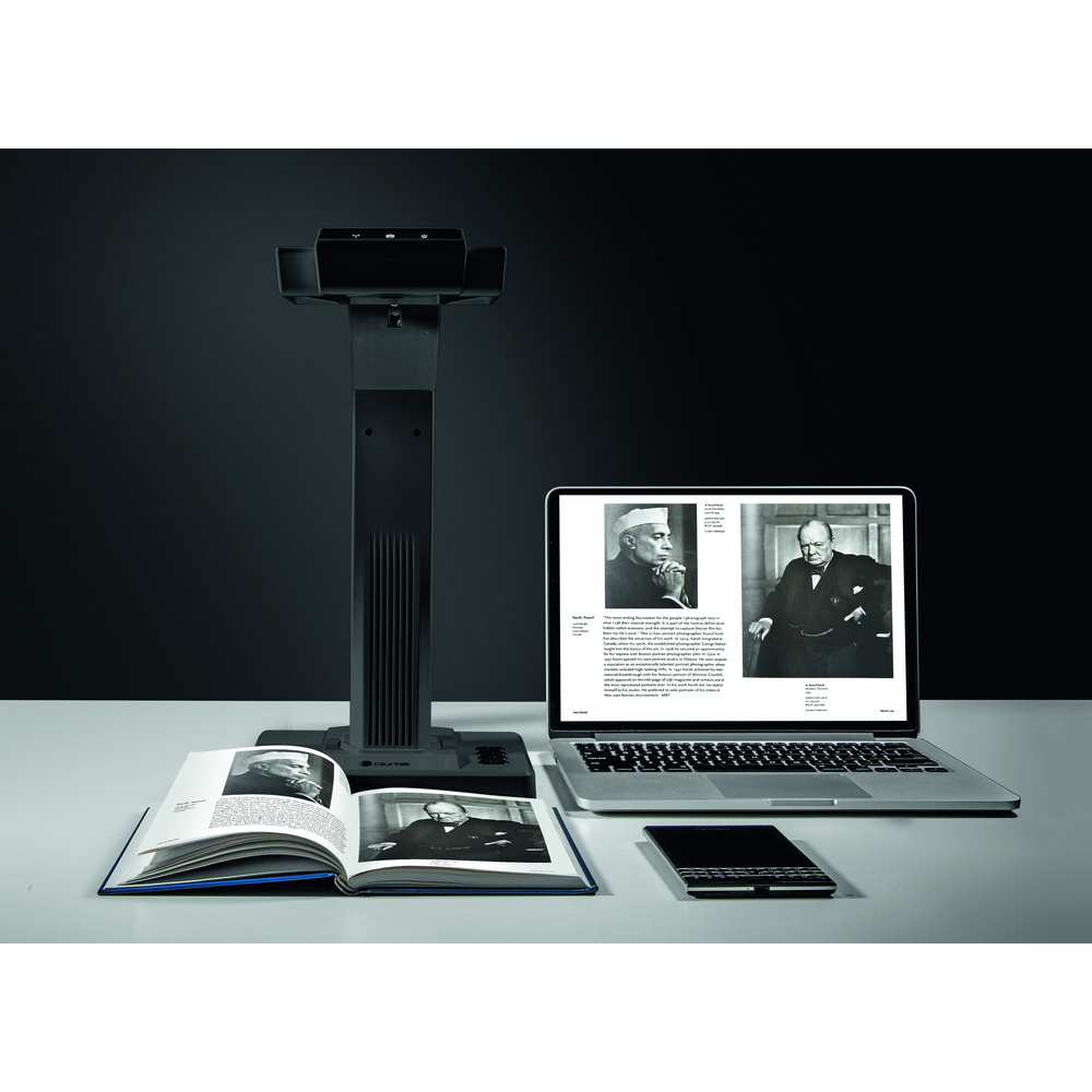 CZUR Magazin-, Buch-, Dokumenten-Scanner AURA PRO, 14 Megapixel, OCR-Texterkennung (187 Sprachen)