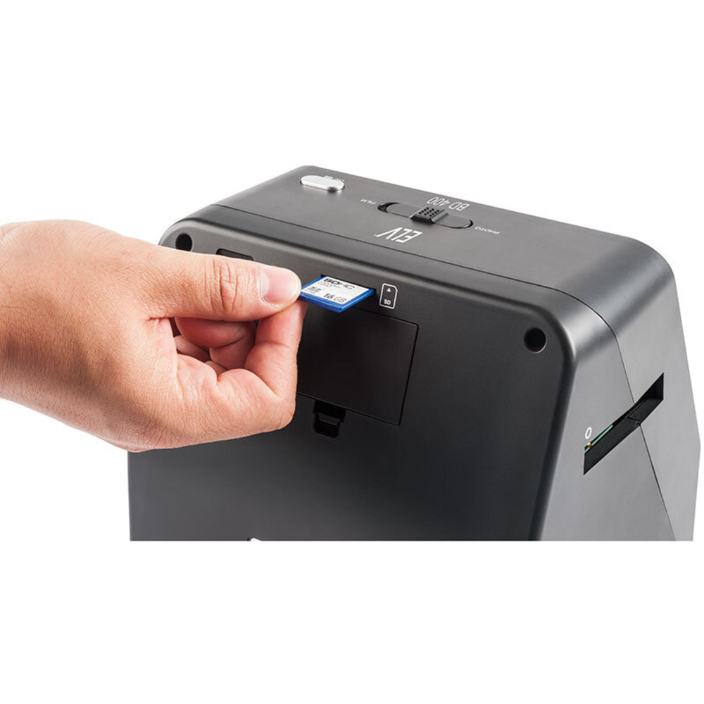 ELV 4-in-1-Kombi-Scanner BD400 - für Fotoalben, Bilder, Dias, Negative, 6,1-cm-Vorschaudisplay,14 MP