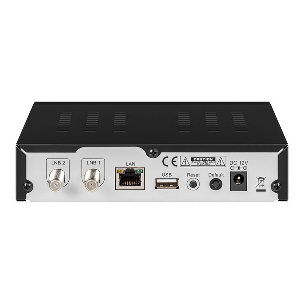 Megasat Twin Sat>IP Server / Router, Transmitter für 2 Teilnehmer, schwarz