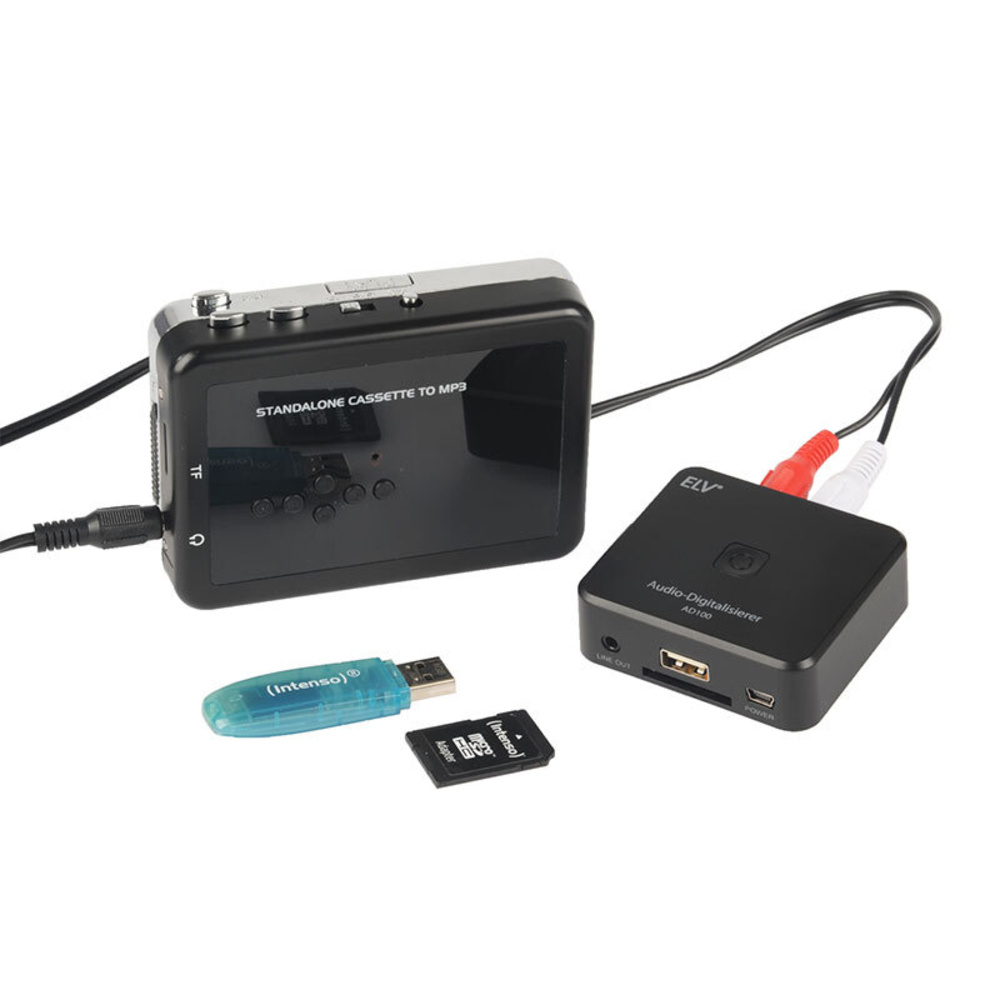 ELV Audio-Digitalisierer AD100, Stand-alone-Betrieb (ohne PC), Playback-Funktion