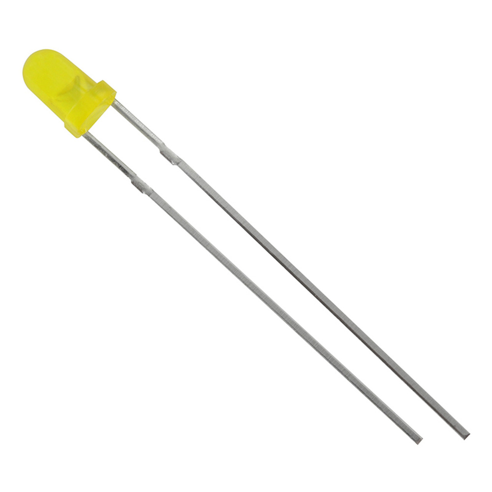 HUIYUAN Opto-Electronic LED 3 mm, gelb, 1300 mcd