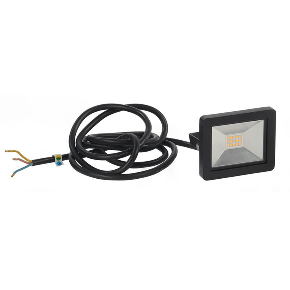 LEDmaxx 10-W-Kompakt-LED-Flutlichtstrahler, warmweiß