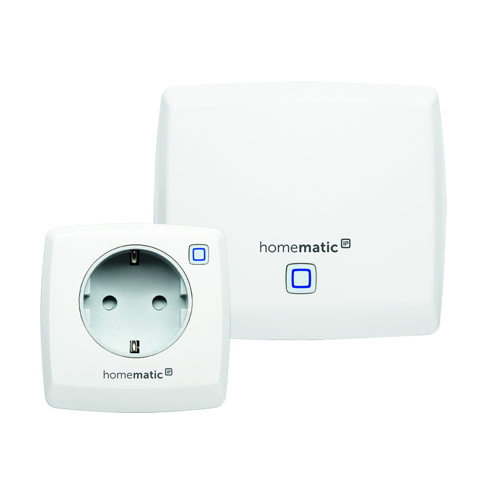 Homematic IP Starter Set „Lichtsteuerung per Sprachbefehl“ mit Access Point und Schaltsteckdose