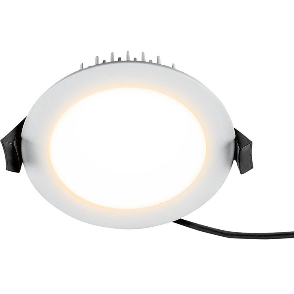 HEITRONIC 13-W-LED-Downlight LESCAR, rund, Farbtemperatur einstellbar, weiß lackiert, IP54
