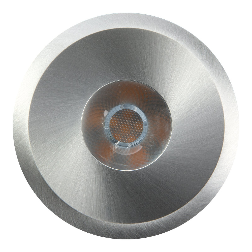 HEITRONIC 6-W-LED-Einbaustrahler AUSTIN aus gebürstetem Aluminium, rund, IP20, Einbautiefe nur 20 mm