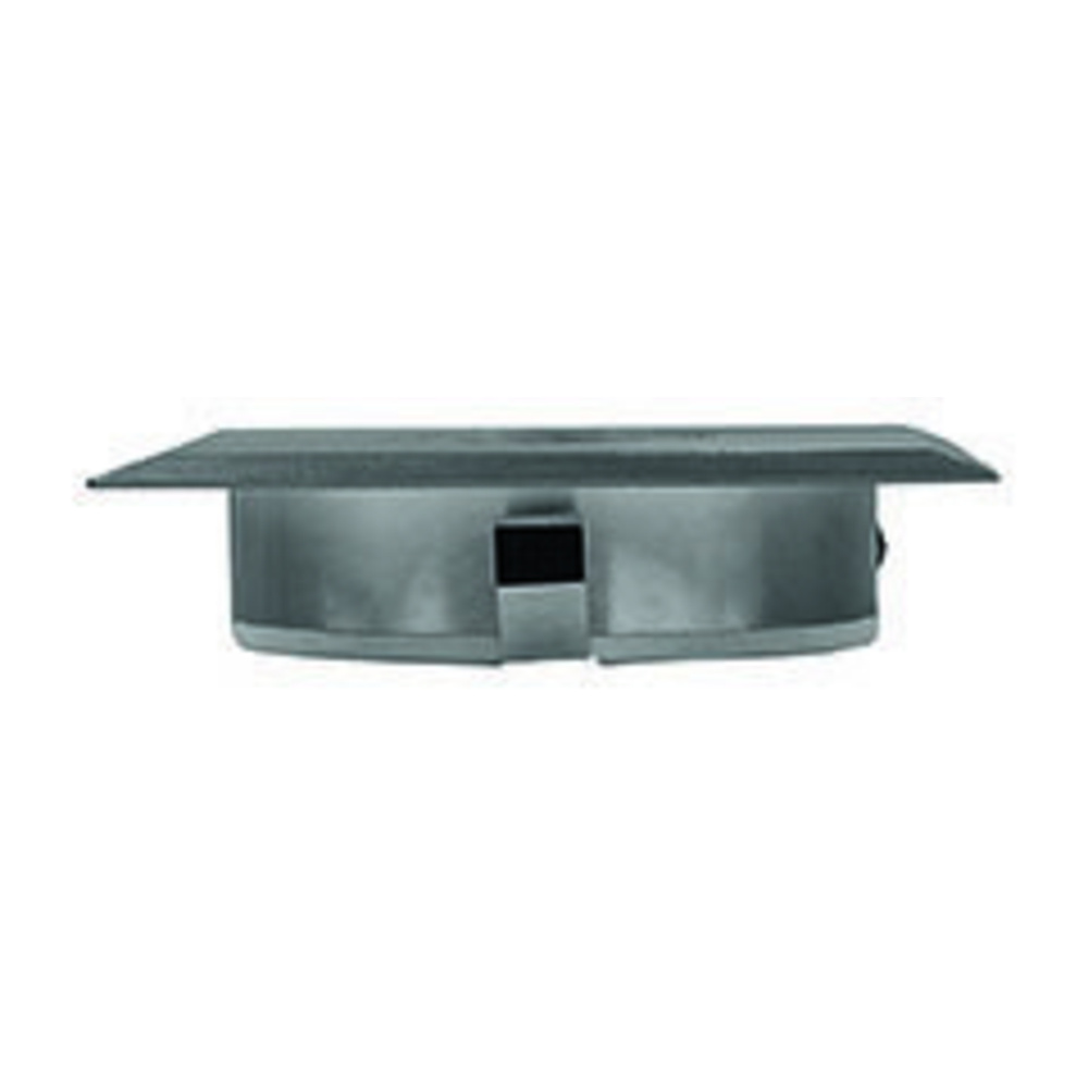 Heitronic 6-W-LED-Einbaustrahler aus gebürstetem Aluminium, quadratisch, IP20, Einbautiefe nur 20 mm