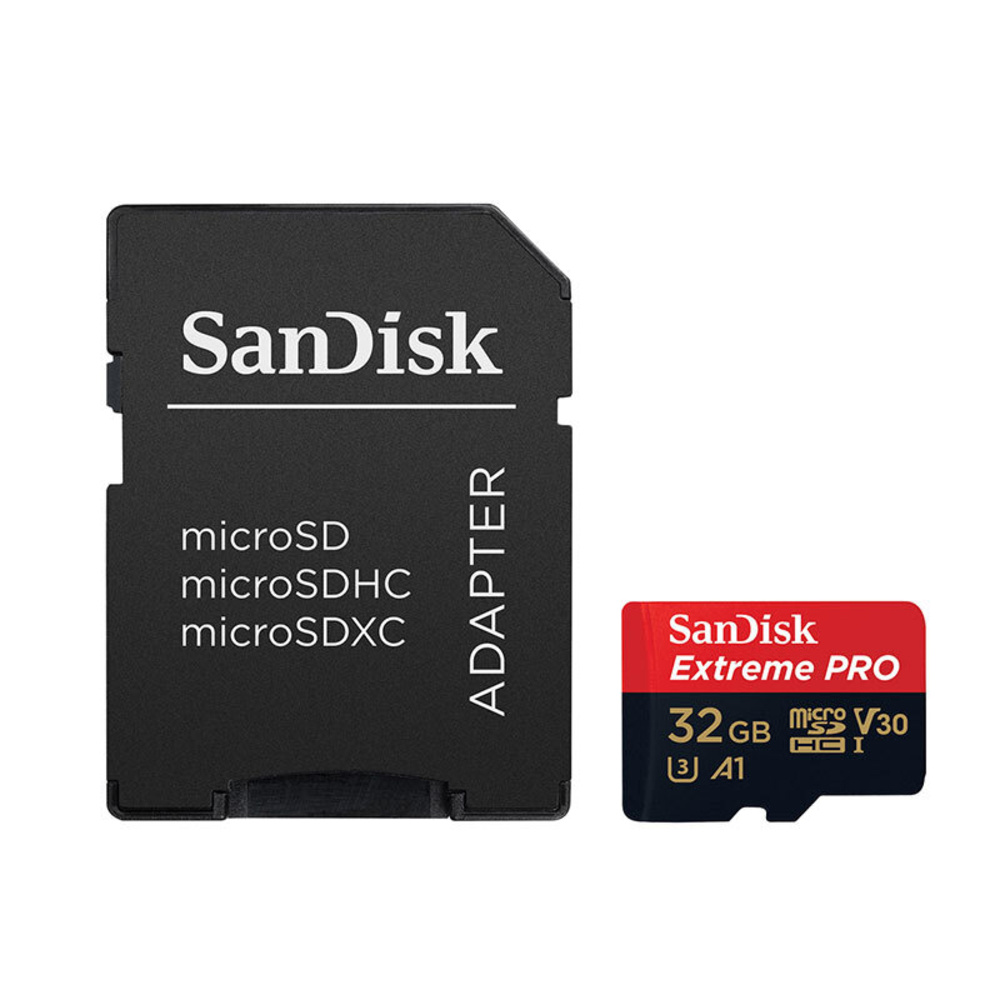 SanDisk microSDHC-Speicherkarte Extreme PRO, mit SD-Adapter, UHS-I, Speedclass 3, 100 MB/s, 32 GB