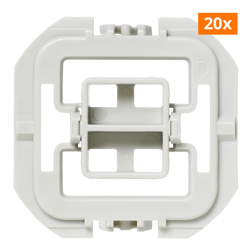 20er-Set Installationsadapter für Düwi/Popp-Schalter, für Smart Home / Hausautomation