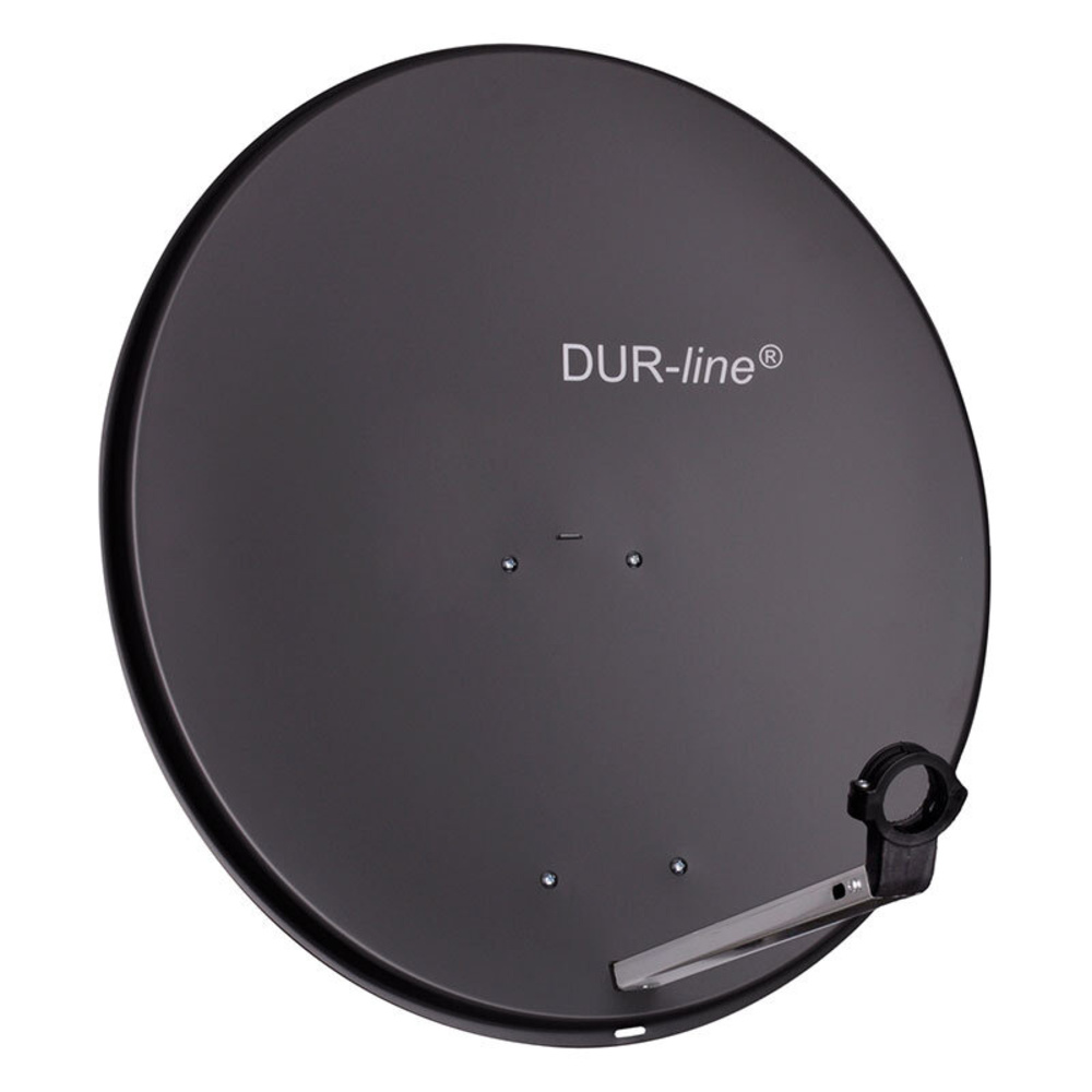 DUR-line Aluminium-Satellitenspiegel MDA 80, anthrazit