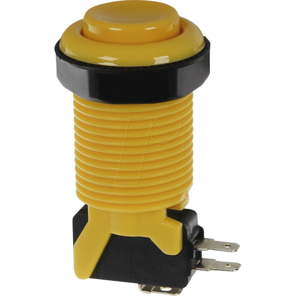 JOY-iT Arcade Button mit Mikroschalter, gelb