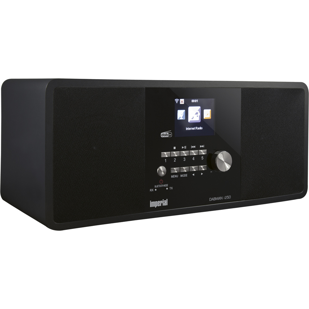 Imperial Hybrid-Digitalradio DABMAN i250, UKW/DAB+/Internetradio, Bluetooth-Sender/-Empfänger