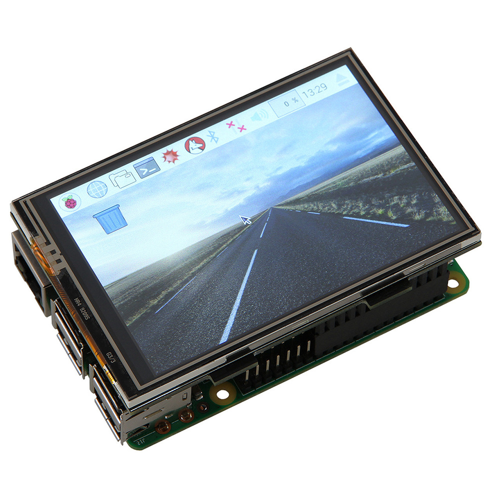 Joy-IT 8,89 cm (3,5") Touch-Display für Raspberry Pi
