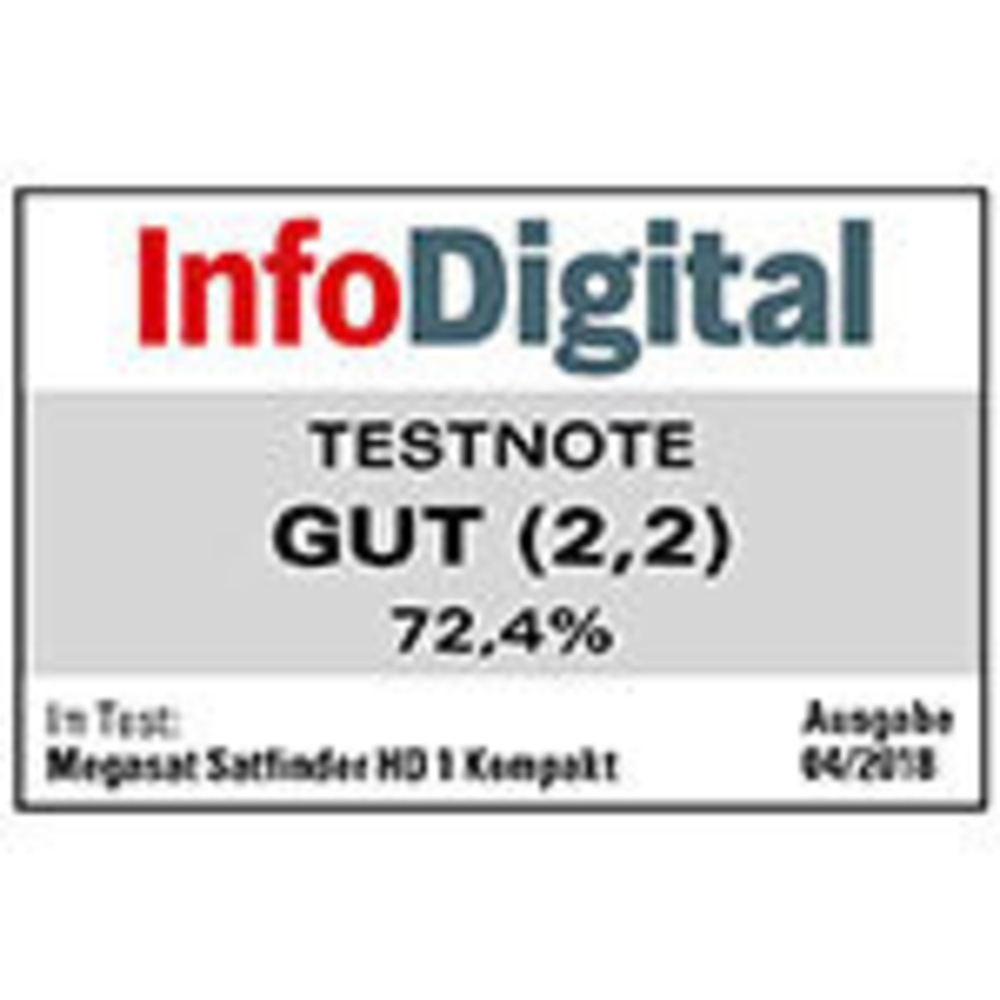 Megasat Satfinder / Sat-Messgerät HD 1 Kompakt, DVB-S/S2, Smartphone-Anbindung, inkl. Powerbank