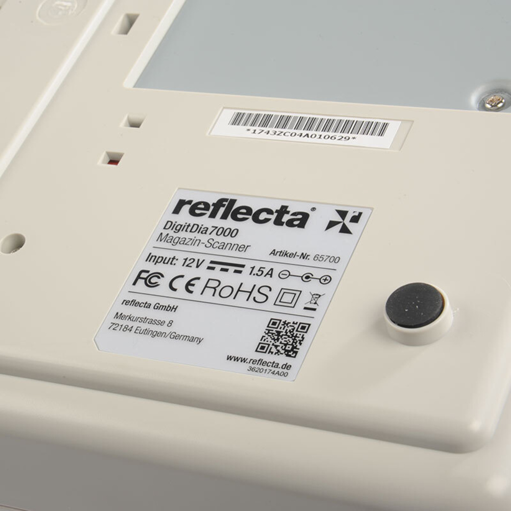 reflecta Magazin-Diascanner DigitDia 7000, bis zu 10.000 dpi, mit Staub -und Kratzerentfernung